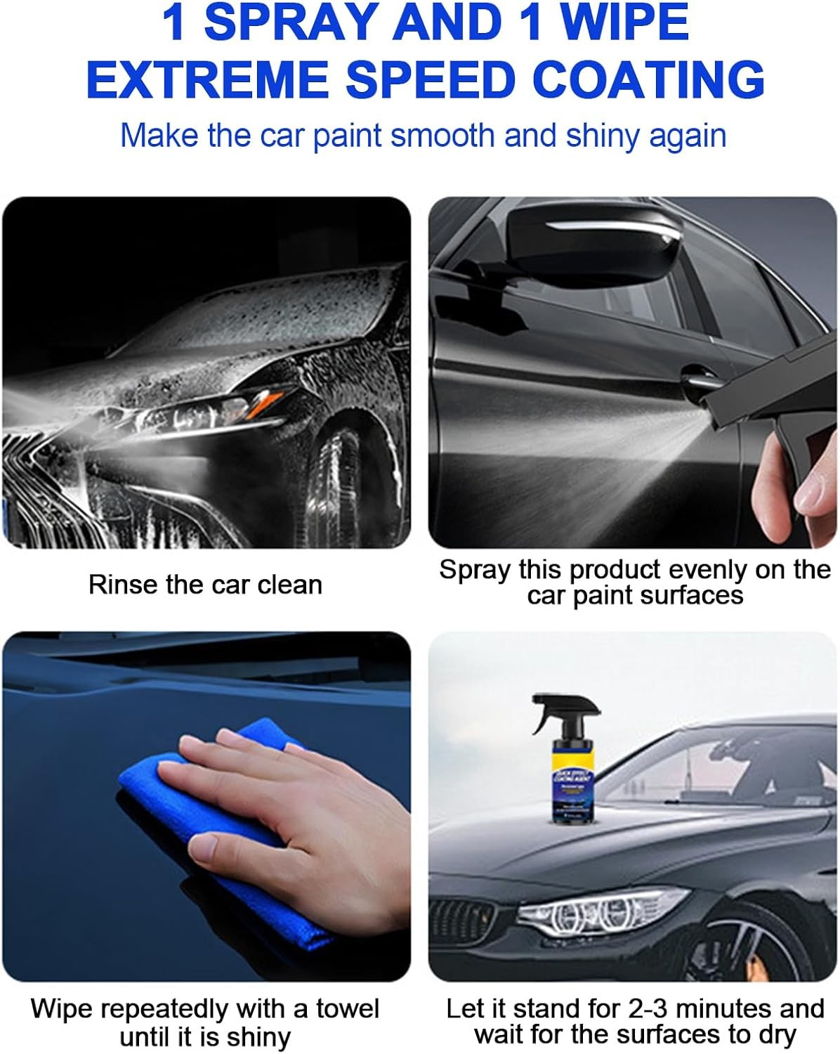 Car Coating Sprays Ceramic Paint Sealant Maximum Gloss & Shine Ceramic Car Wax