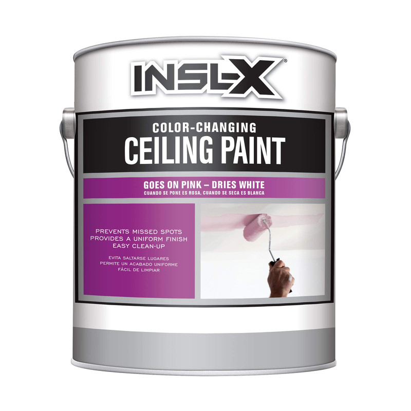 Insl-X Color-Changing Ceiling Paint White 1 Gallon Pc120009A-01