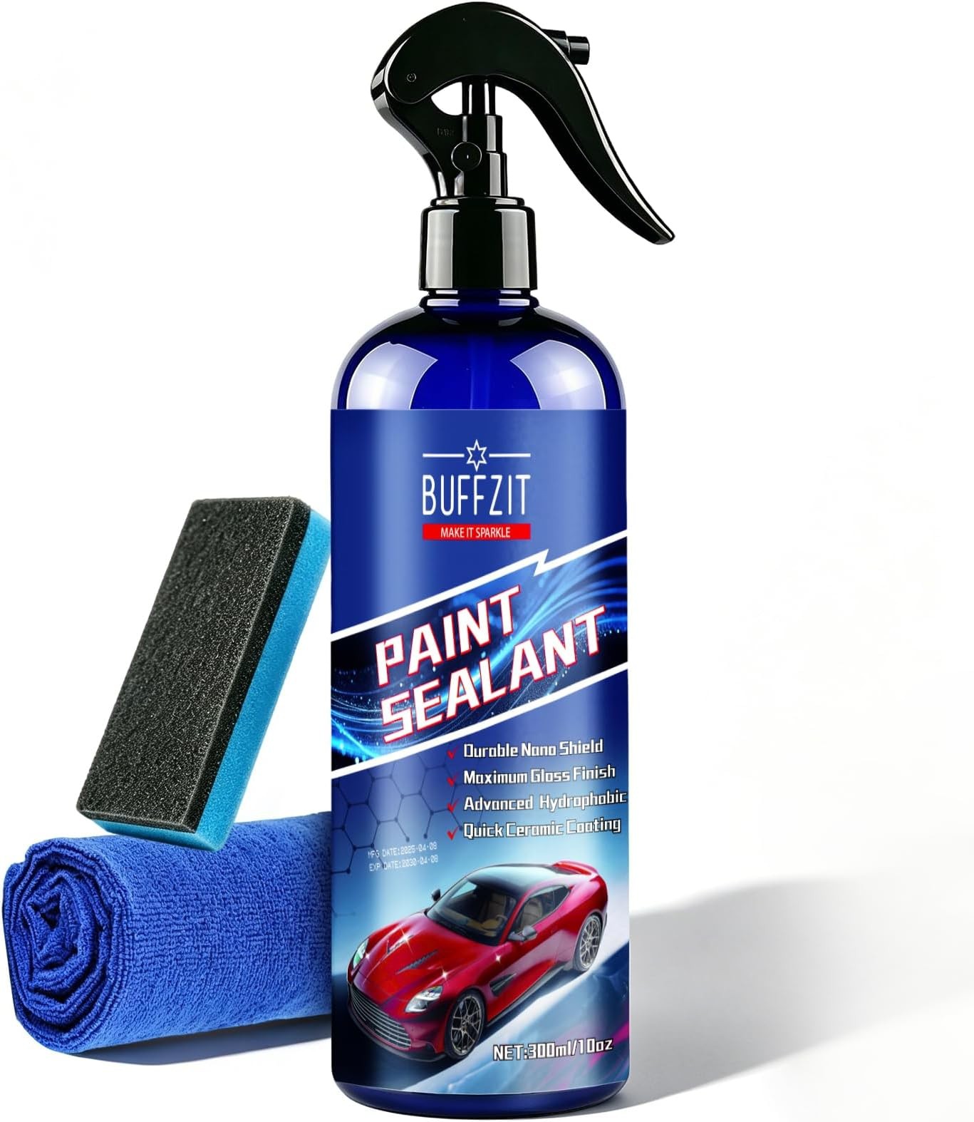 Paint Sealant Spray Quick Effect Coating Agent for High Gloss Shine & Protect…