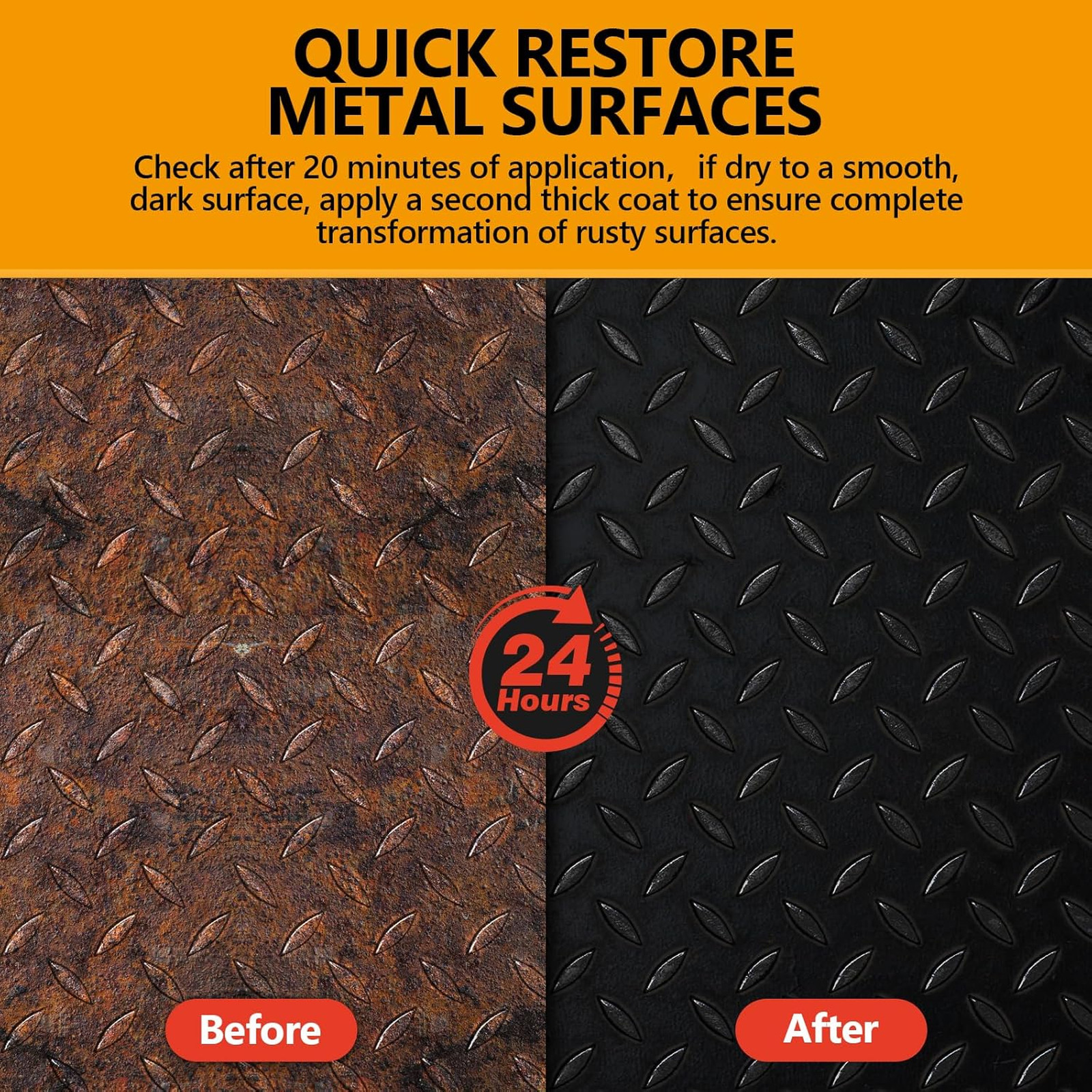 Rust Converter Metal Primer Water-Based 1 Gallon, Stops Rust Converts Rust Spots