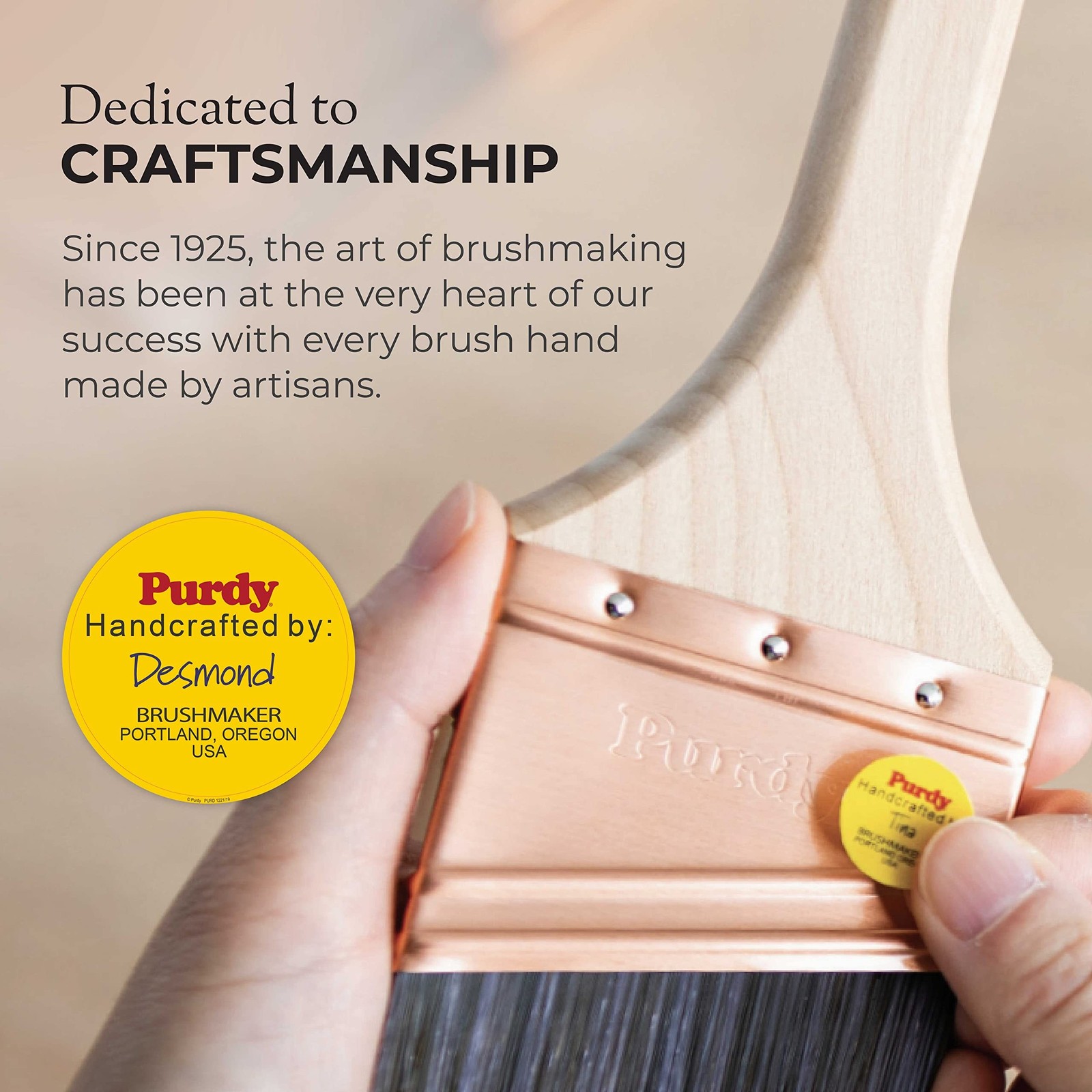 Purdy 144380230 Nylox Series Sprig Flat Trim Paint Brush, 3 inch 1