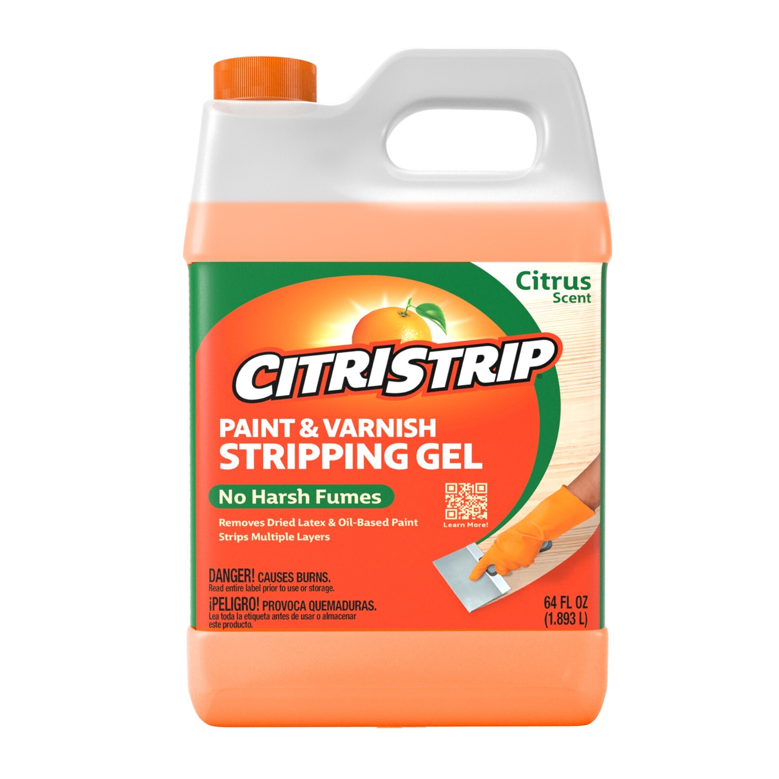 Citristrip Safer 1/2 GAL Paint/Varnish STRIPPING GEL Citrus Remove Epoxy HCSG803