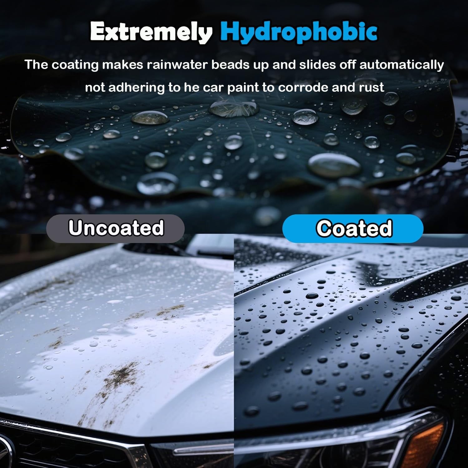 Car Coating Spray, Ceramic Coating for Car Wax Polish Paint Protection, Automoti