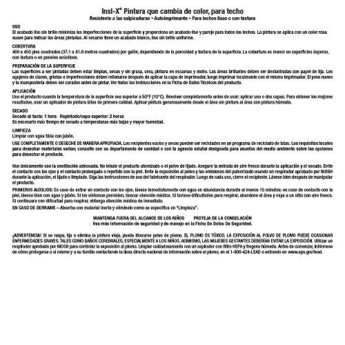 Insl-X Color-Changing Ceiling Paint White 1 Gallon Pc120009A-01