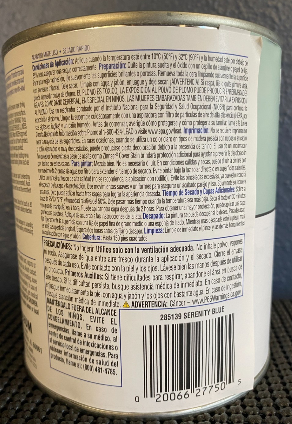 Rust-Oleum Chalked Ultra Matte Paint – Serenity Blue (1 Quart)