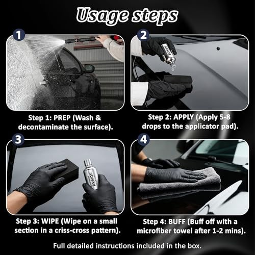 Advanced Graphene Ceramic Coating 50ml AT-GX Self-Cleaning Nano Protectant