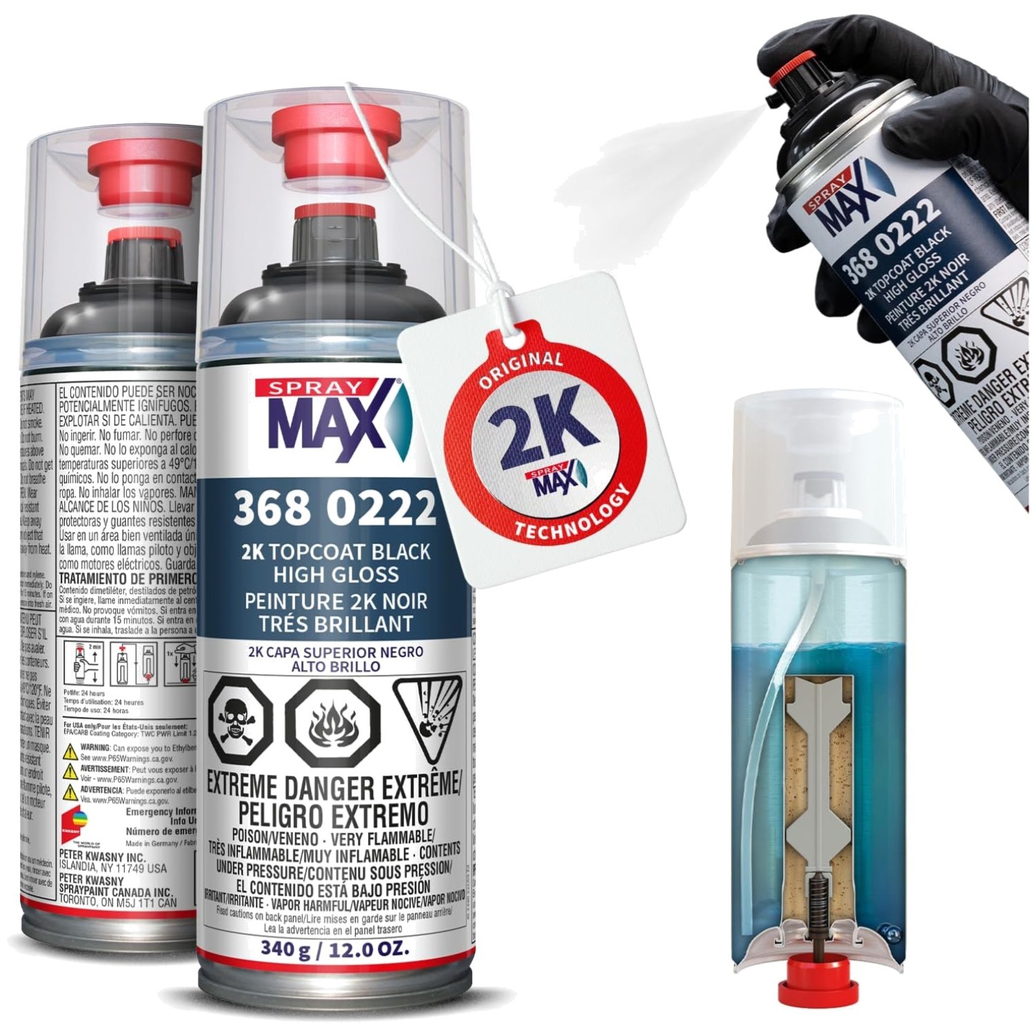 Automotive High Gloss Black Paint – Professional Finish