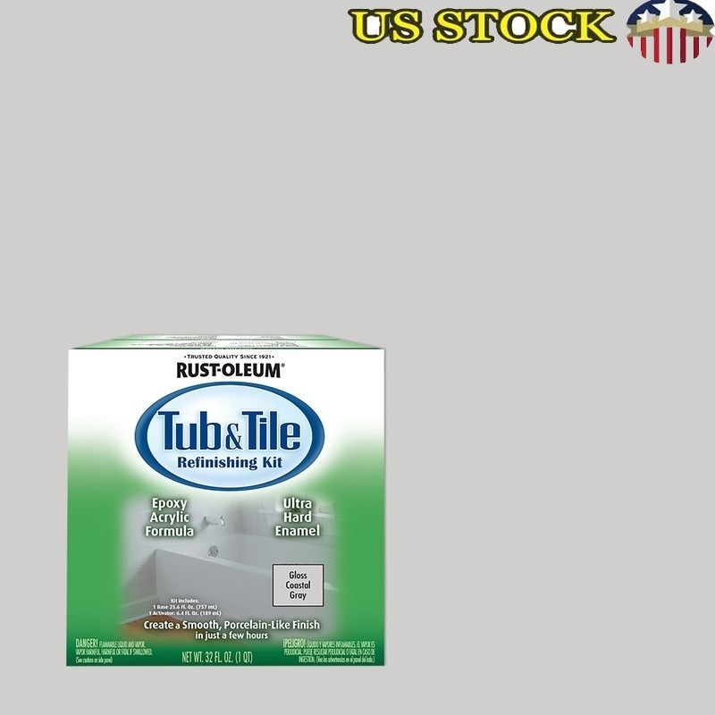 Tub Refinishing Kit Durable Epoxy High Adhesion Moisture Resistance 384166 New