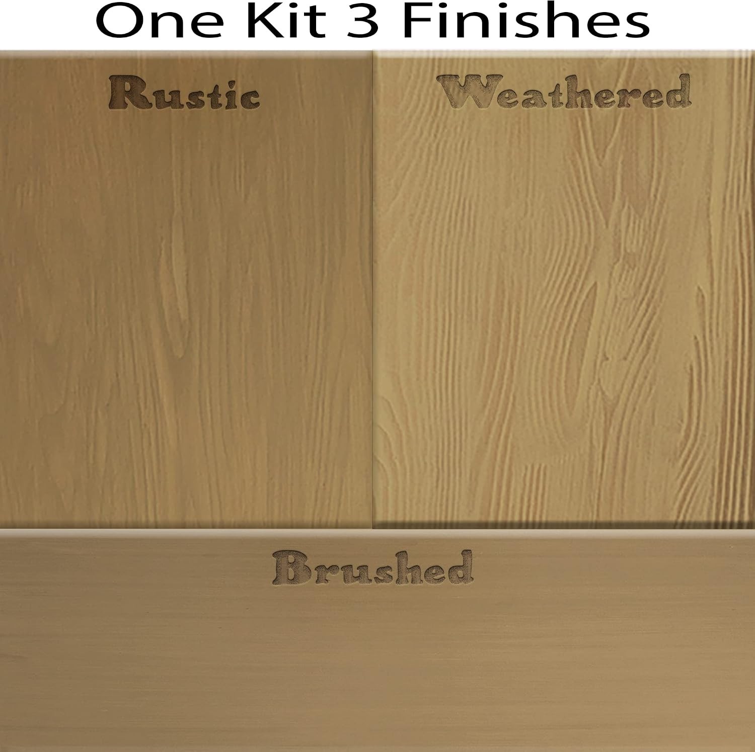 Wood Finish Multi-Purpose Kit – GO Beyond Faux Wood with Paintable Liquid Wood