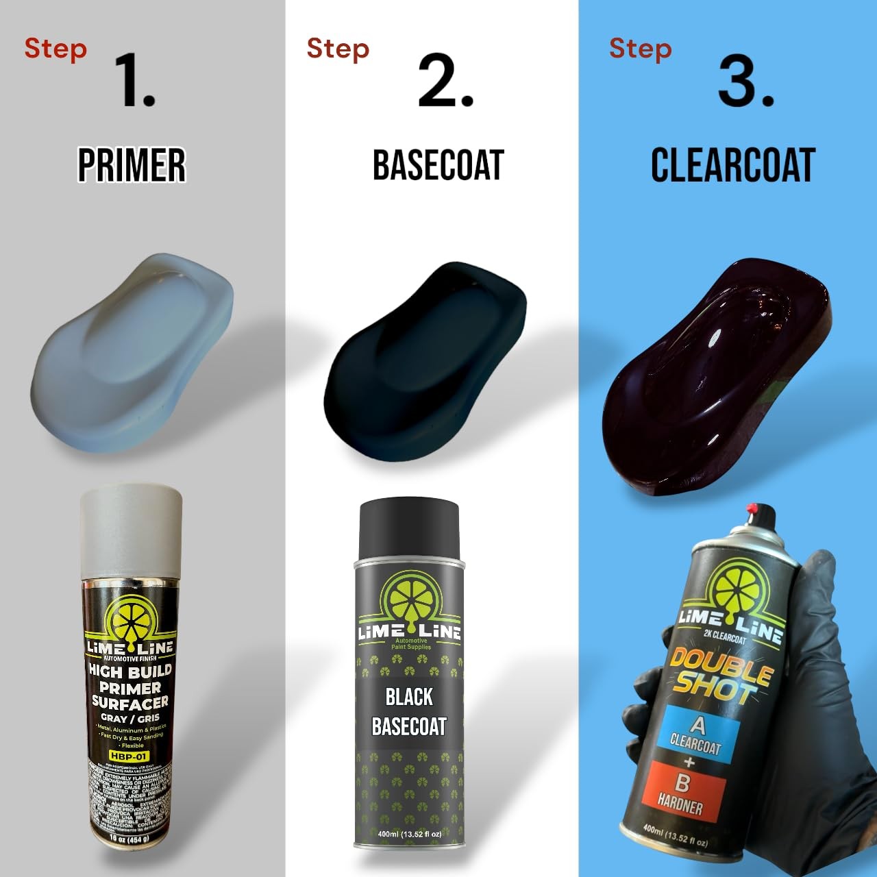 High Gloss 2K Clearcoat Spray/Aerosol Can Pack of 2 13.52 Ounce (Pack of 2)