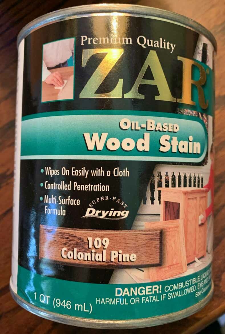 Zar Interior Stain, 109 Colonial Pine, 1/2 pint