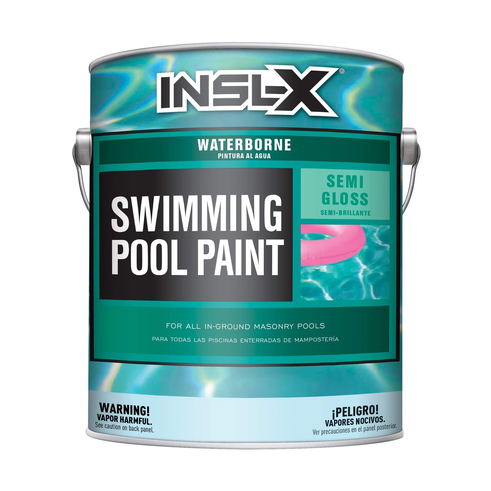 Waterborne, Semi-Gloss Acrylic Pool Paint, Ocean Blue, 1 Gallon