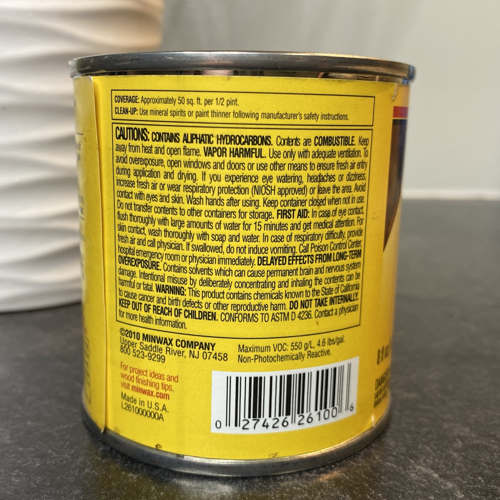 NEW Minwax Gel Stain HICKORY 1/2 Pint 8 oz Non Drip Formula