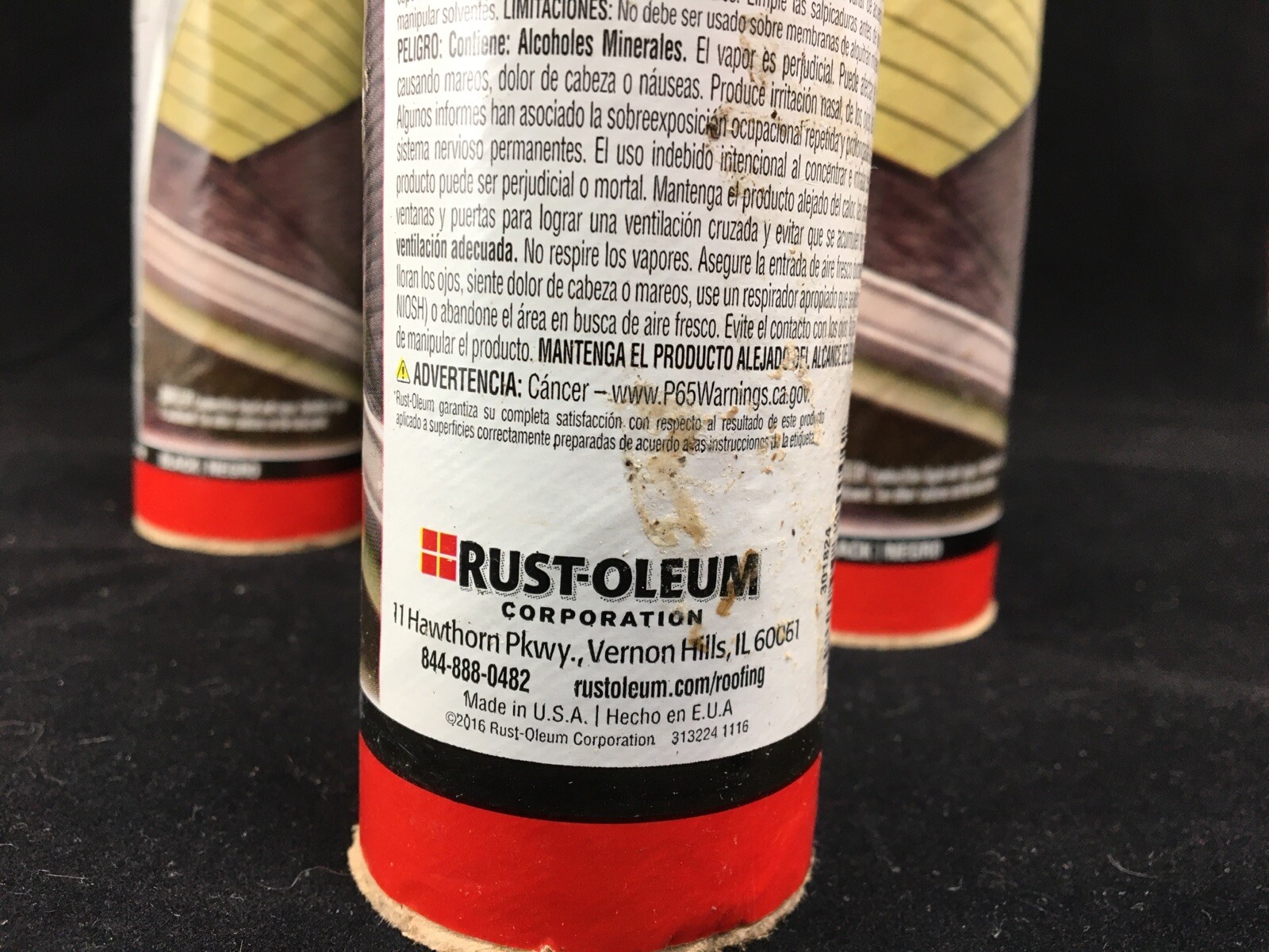 RUBBERIZED WET PATCH 10.1 OZ REPAIR ROOF FLASHING BLACK RUST OLEUM® #1 CARTRIDGE