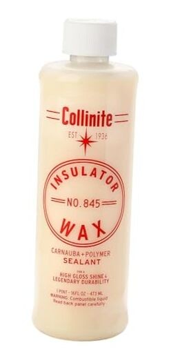 845 Insulator Wax-Easy to Use Carnauba+Polymer Wax Sealant-High Gloss
