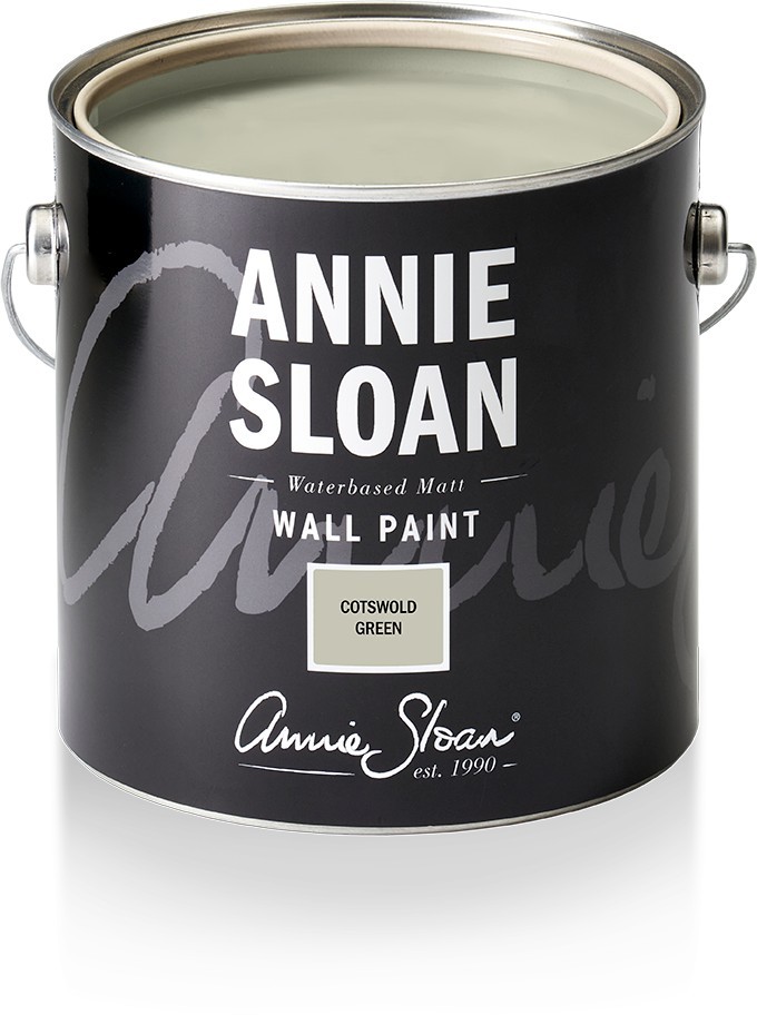 1 Gallon Annie Sloan Water Based Matte Wall Paint Cotswold Green Rustic French