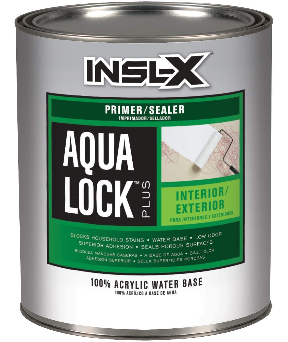 INSL-X Aqua Lock Plus 100% Acrylic Water-Based Stain Blocking Primer Sealer, …