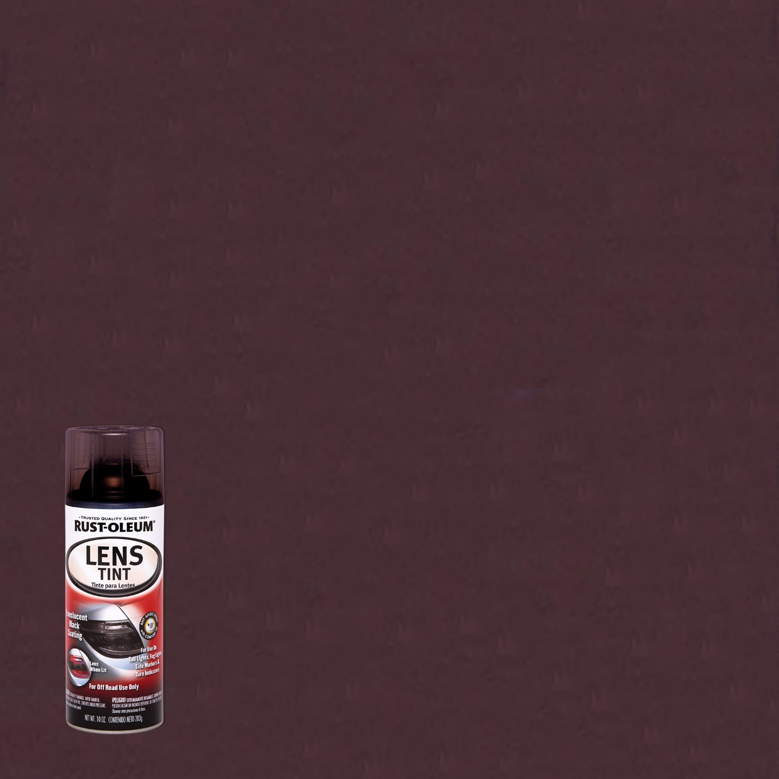 Lens Tint Translucent Black Tail & Head Lights Fog Black out Tinted Spray 10 Oz