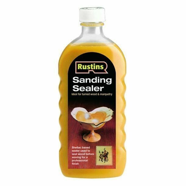 Rustins Shellac Sanding Sealer Indoor Wood Finishes 500ml