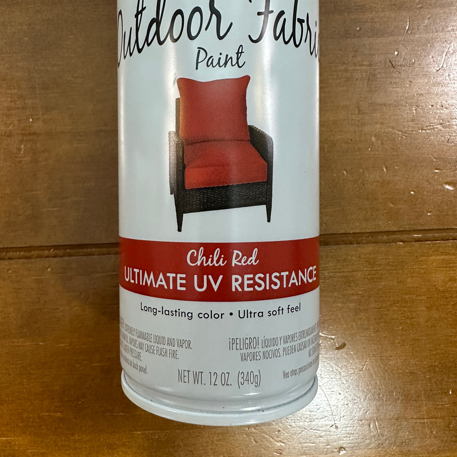 3 Cans Rust O leum Fabric Flat Spray Paint 12 Oz Chili Red Rustoleum