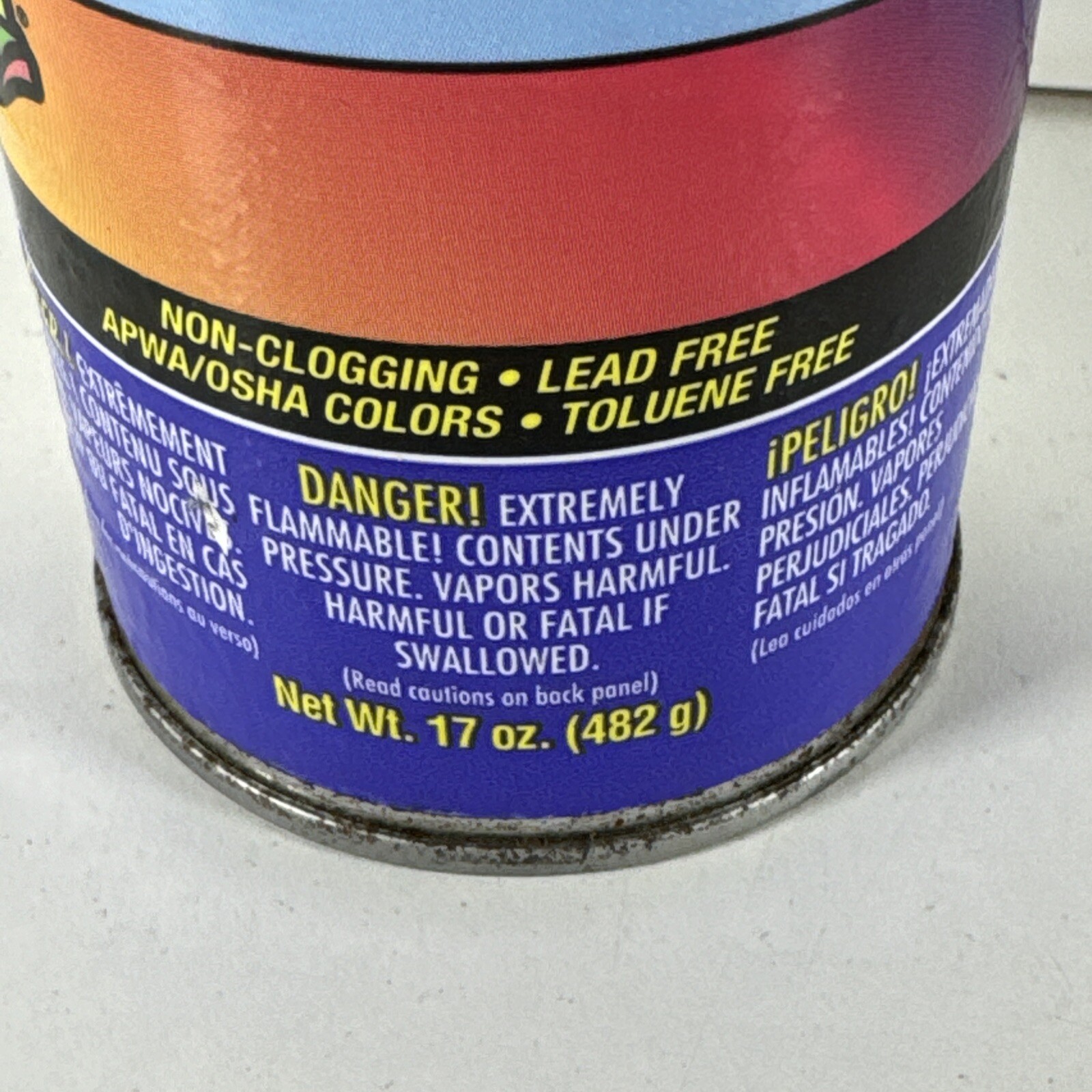 NEW OLD STOCK Aervoe #249 Construction Marking Paint Fluorescent Pink 17 oz