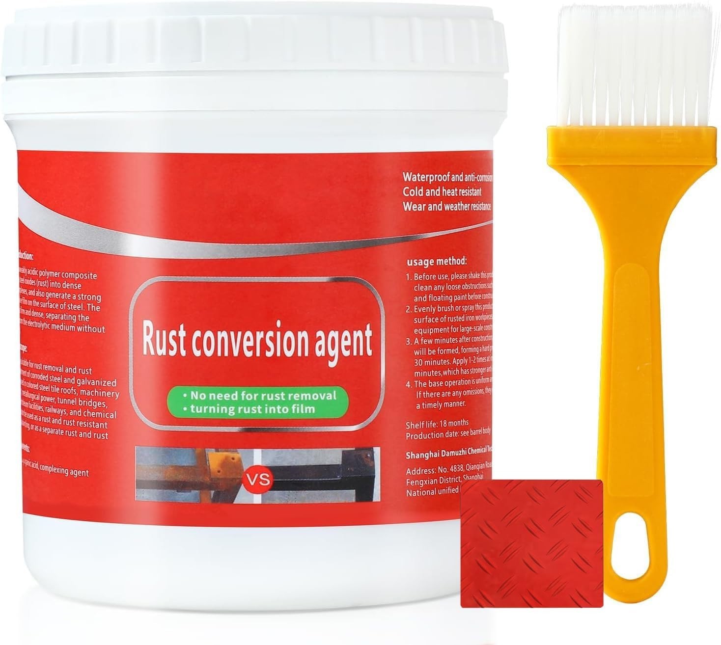 Transform Rusted Metal: Multi-Functional 300g Water-Based Rust Conversion Agent