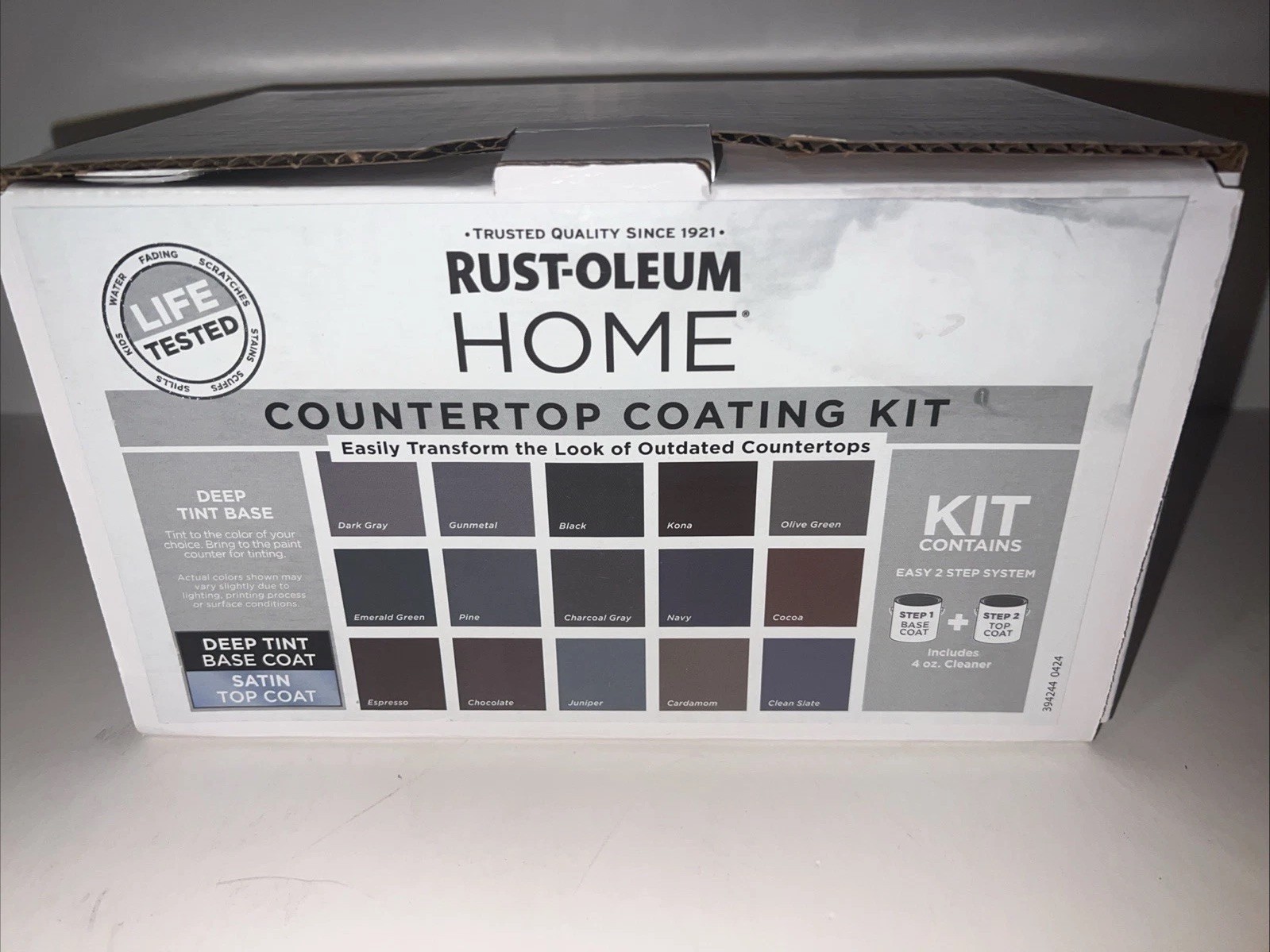 Rust-Oleum Home Countertop Deep Base Satin Countertop Refinishing kit #384963