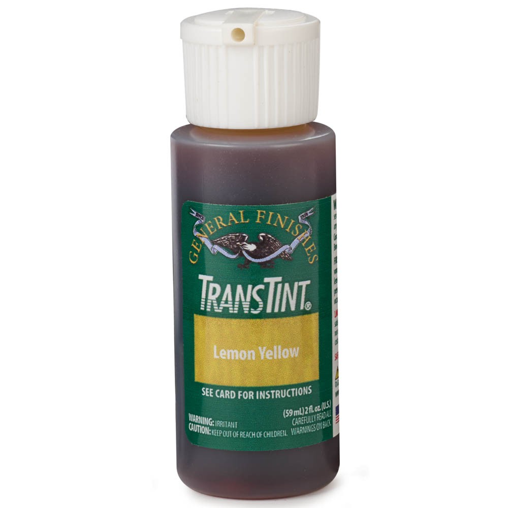 General Finishes – Wood Dye Stain – Alcohol/Water Soluble – 6020 – Lemon Yellow