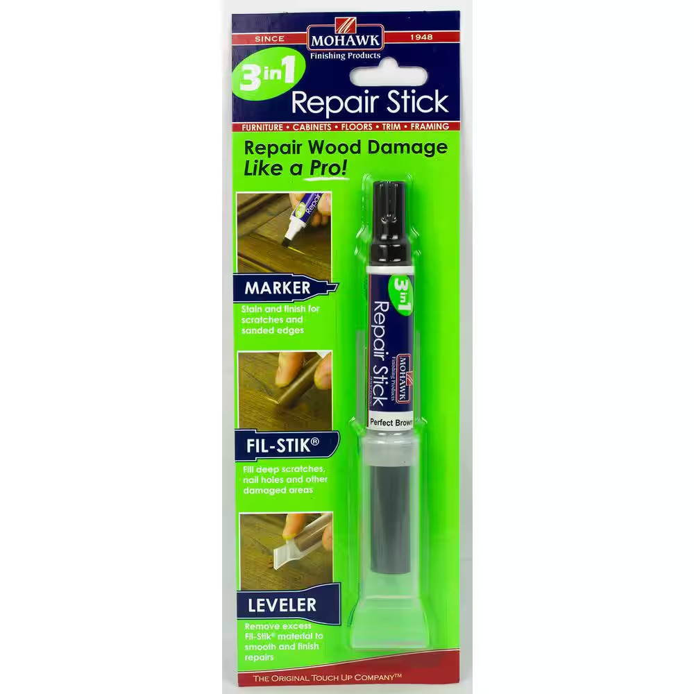 3-In-1 Perfect Brown Repair Tool Touch up Marker Filler Leveler