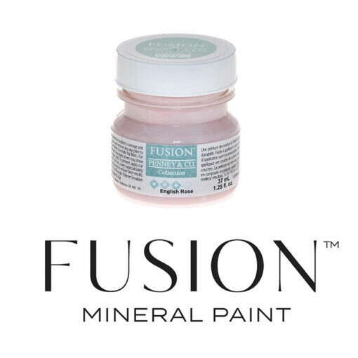 Fusion Mineral Paint ENGLISH ROSE All in One 37 ml 1.25 fl Oz Matte Tester