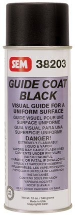 Sem Autobody Block Sanding Guide Coat Black 12 Oz Aerosol