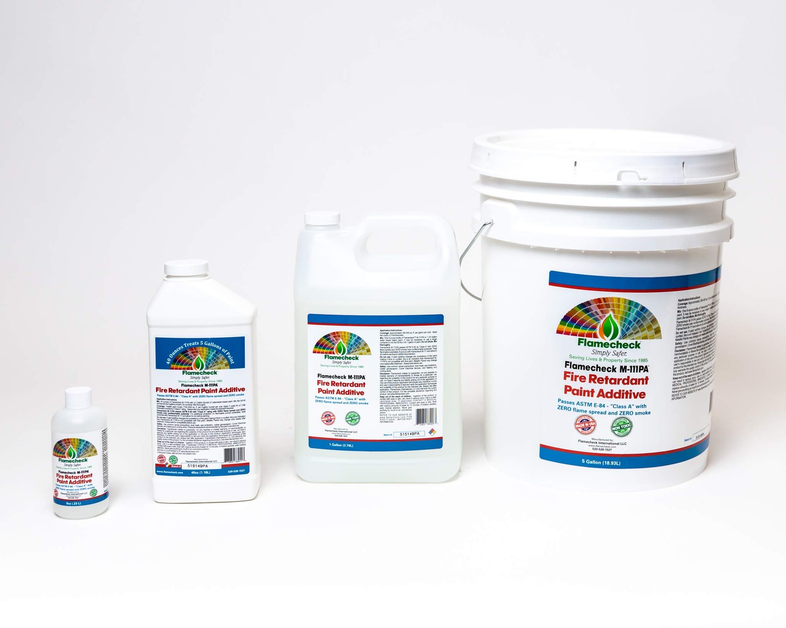 Flamecheck Simply Safer. Flamecheck M-111Pa Fire Retardant Paint Additive 40