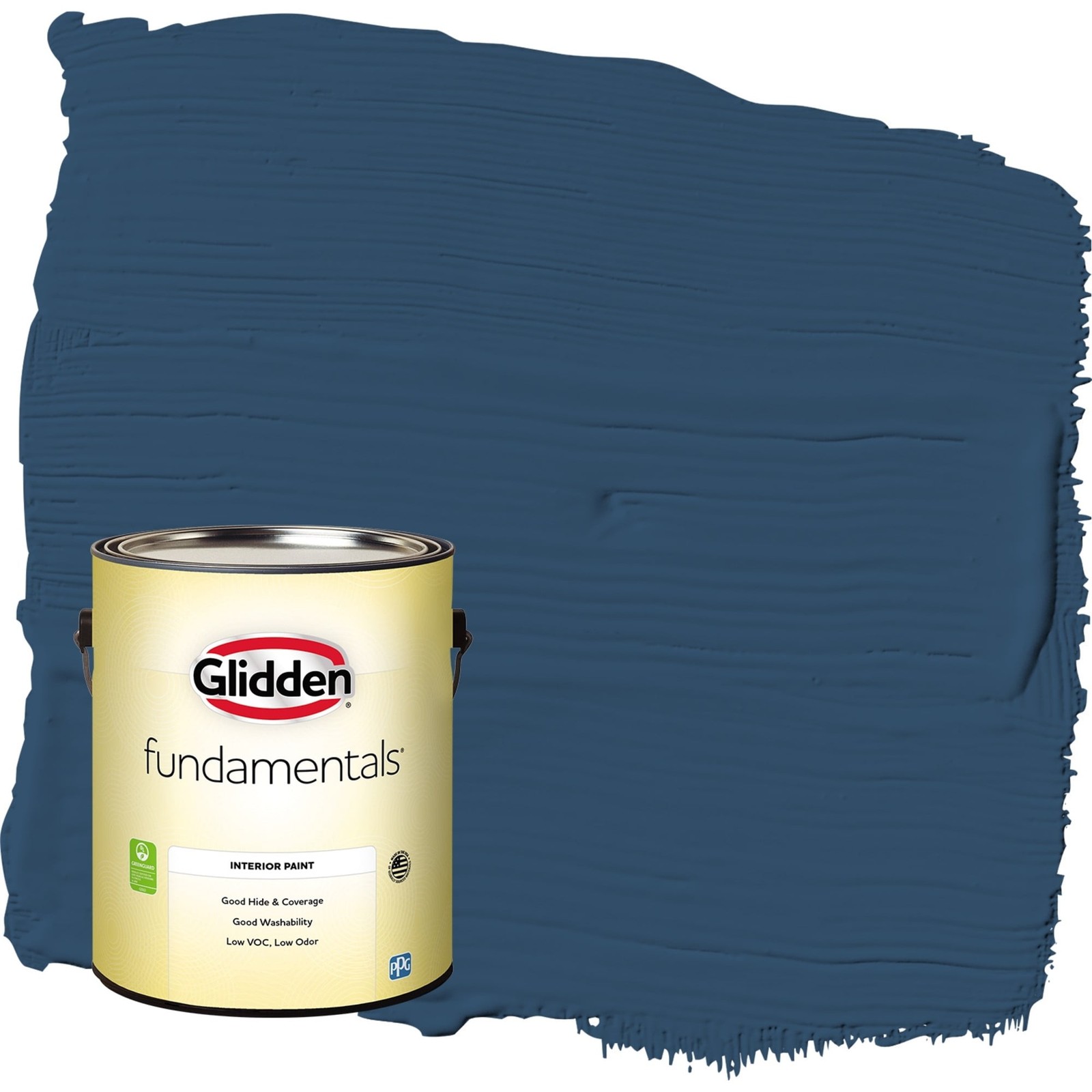 Fundamentals Blueberry Pie / Blue Eggshell Interior Paint 1 Gallon