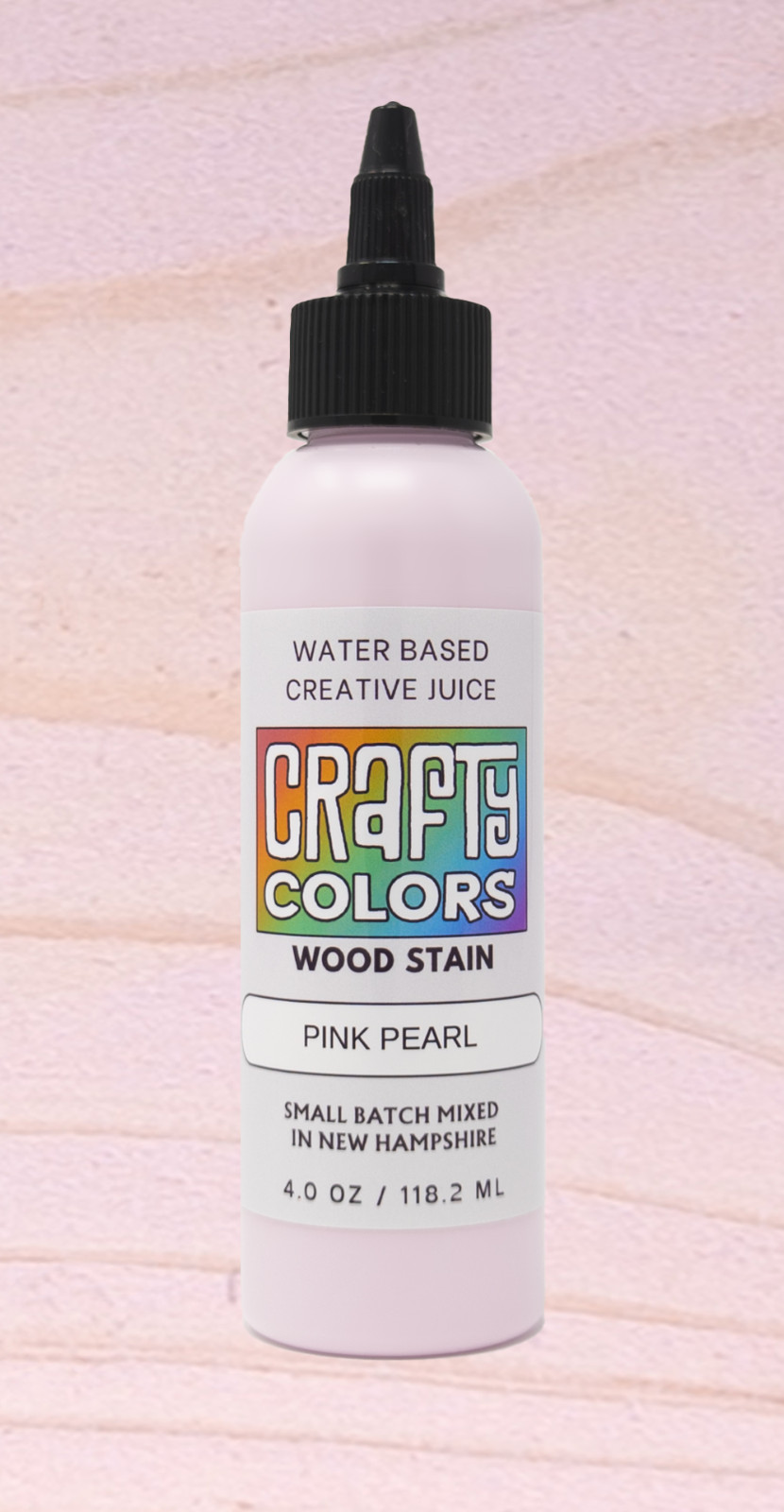 Pale Pink Wood Stain – Crafty Colors Vibrant Water Based Wood Stains