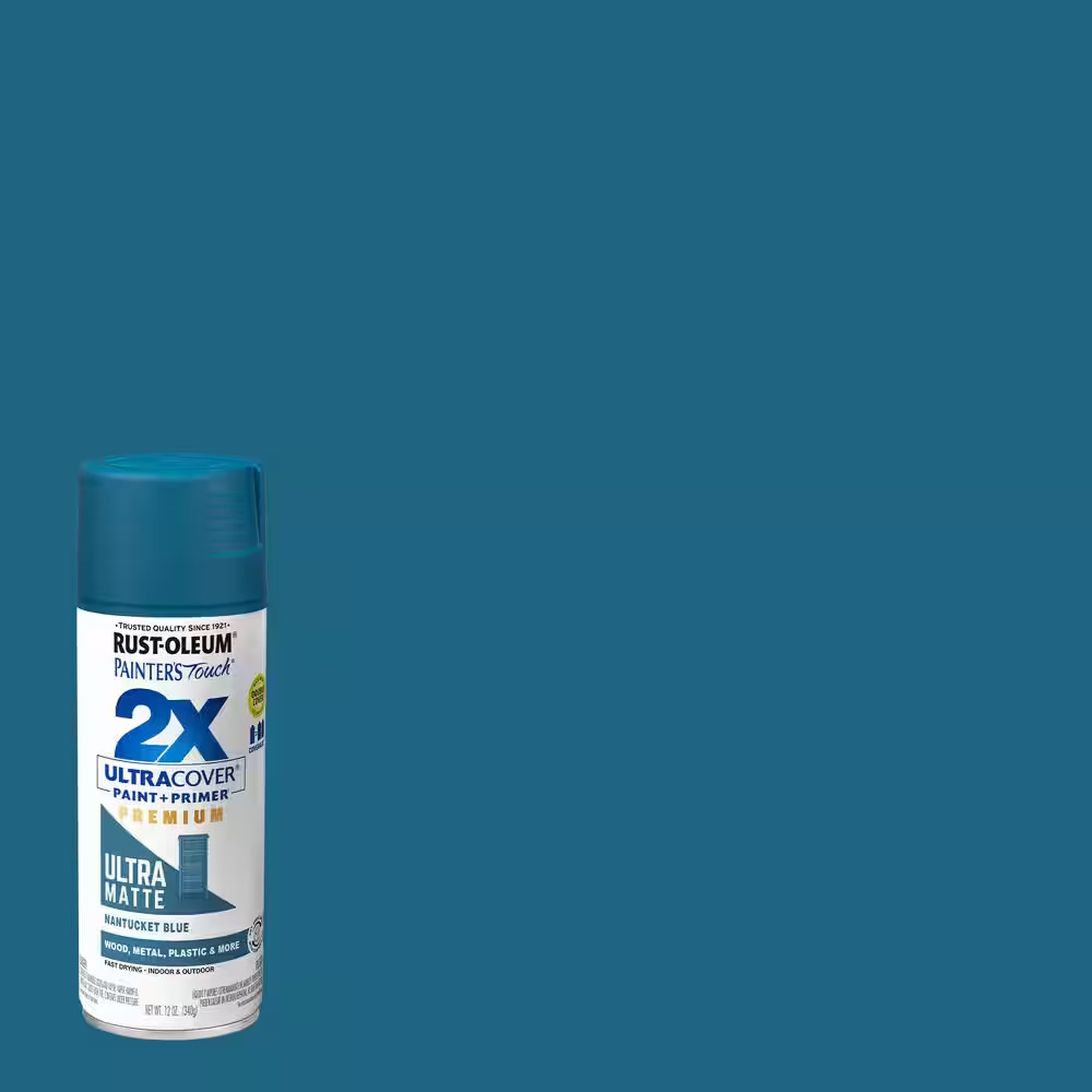 12 Oz. Matte Nantucket Blue Ultra Cover General Purpose Spray Paint (Case of 6)