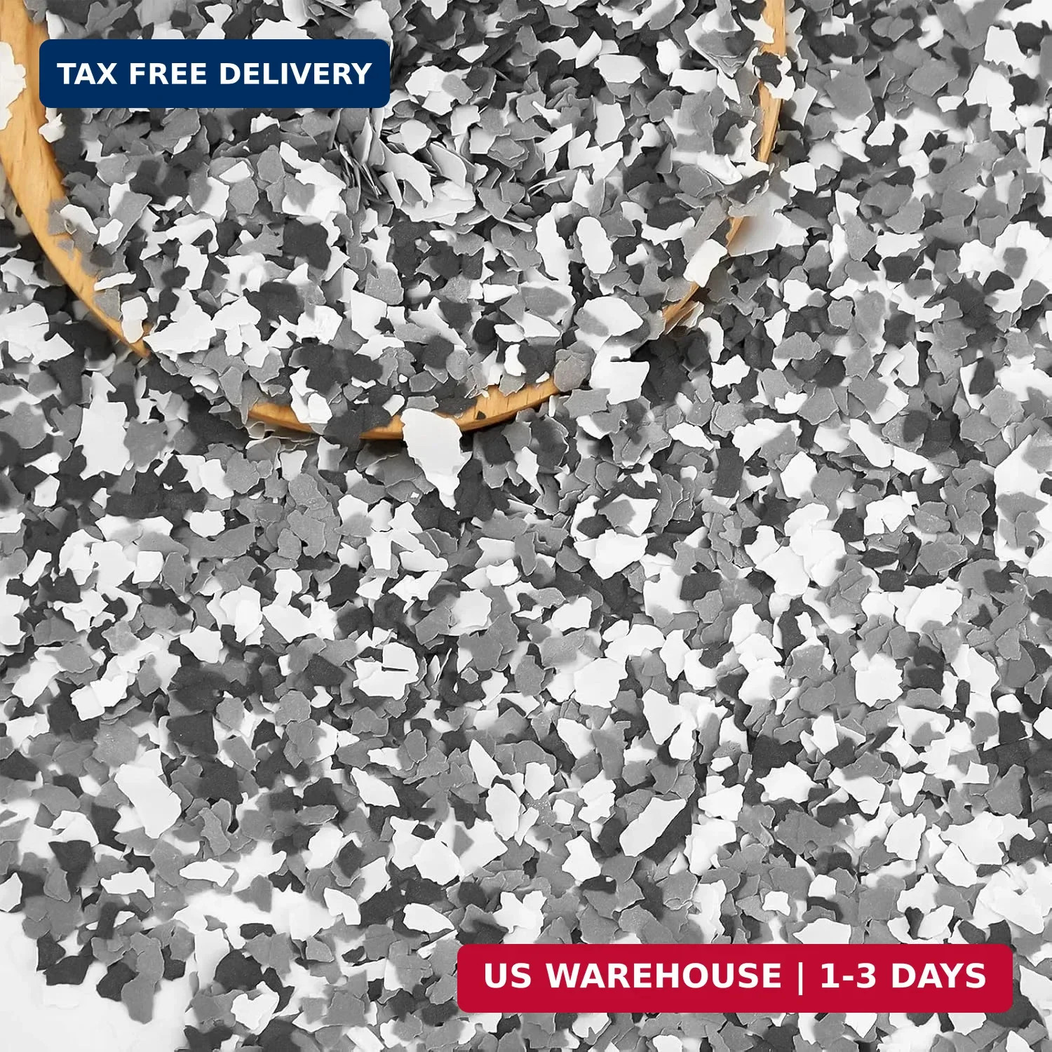 330 G/ 0.72 lb Blend Decorative Color Chips Epoxy Flakes for Garage Floor Blend