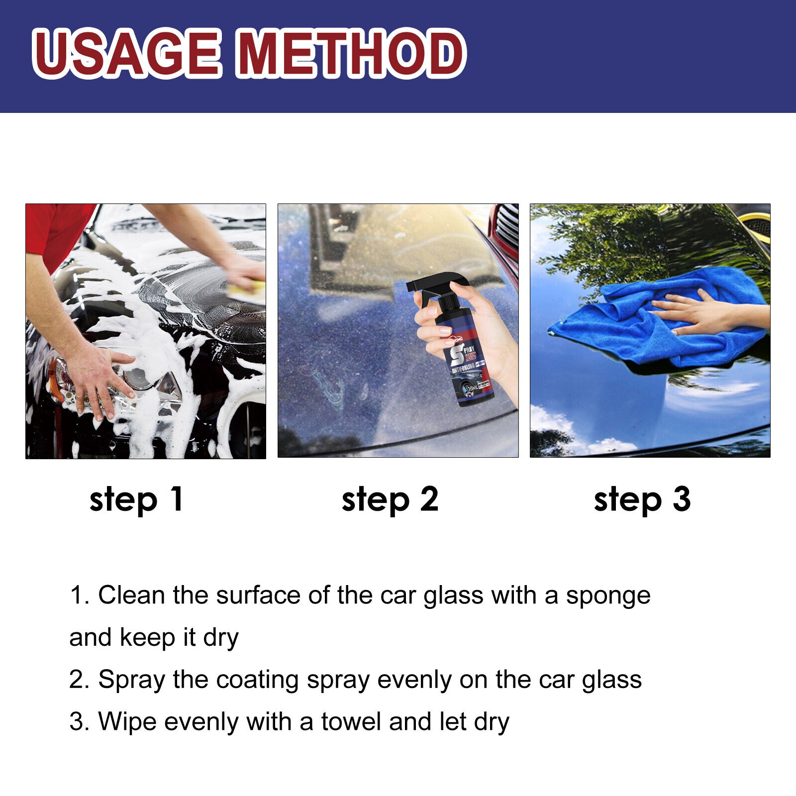 RAYHONG Quick-acting Coating Spray Car Nano-ceramic Coating Agent Car 120ml