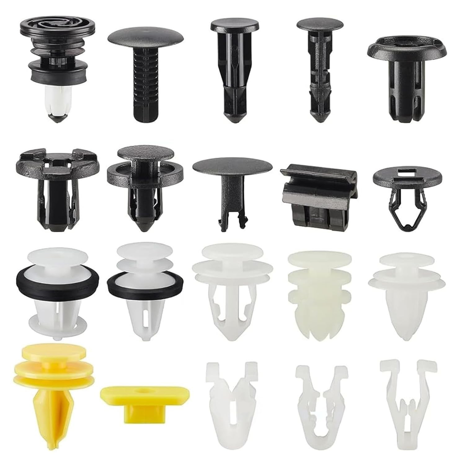 70 Pcs Tesla Clips Tesla Bumper Fender Liner Push Retainer Fastener Rivet Cli