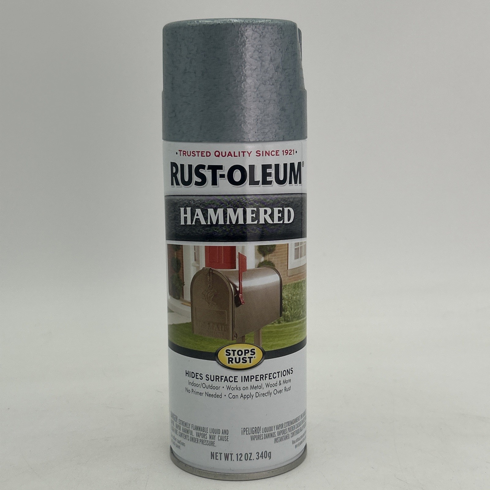 1x Rust-Oleum Hammered Metal Finish Light Blue 7212 12 Oz Discontinued