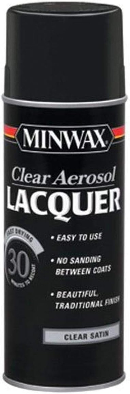 Clear Lacquer Spray, 12.25 Oz., Satin Finish