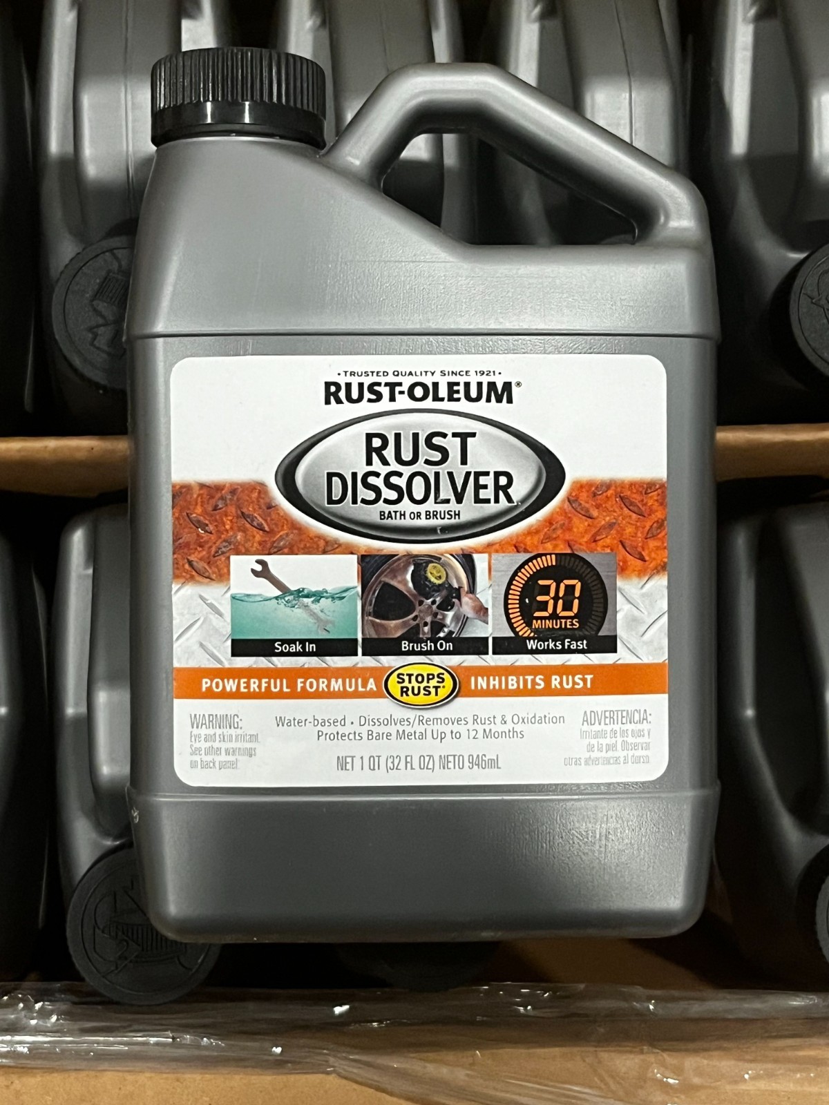 Rust-Oleum 293617 Rust Dissolver, Water-Based, 1 Quart
