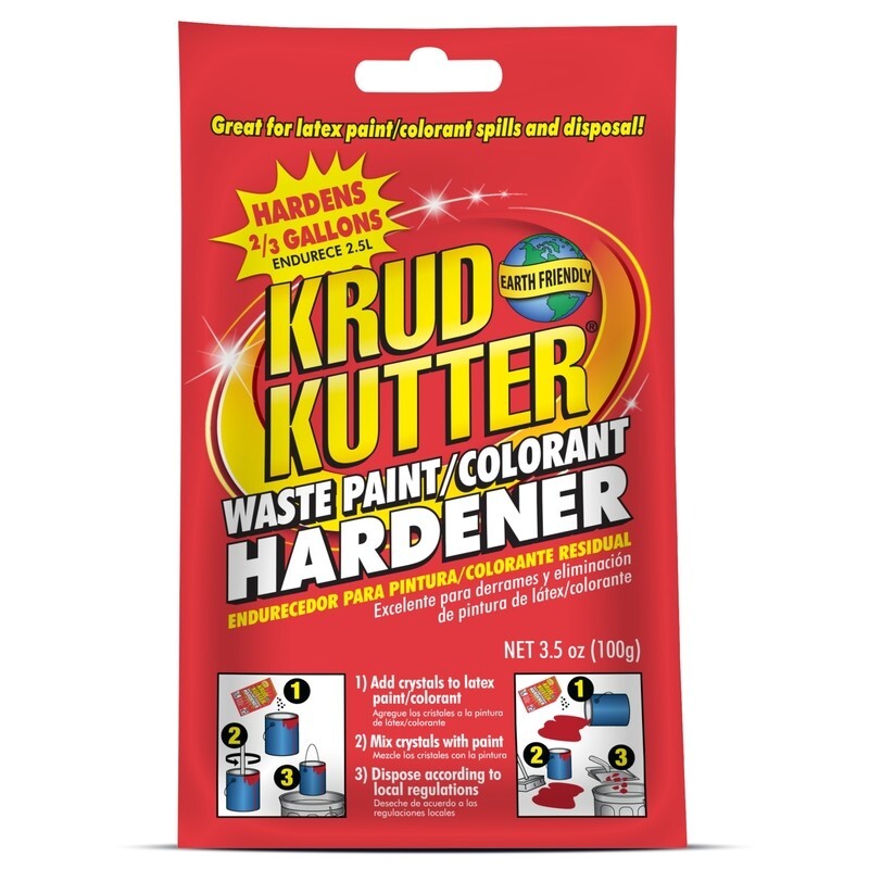 Krud Kutter Waste Liquid Paint/Colorant Hardener Hardens 2/3 Gallons 3.5 oz
