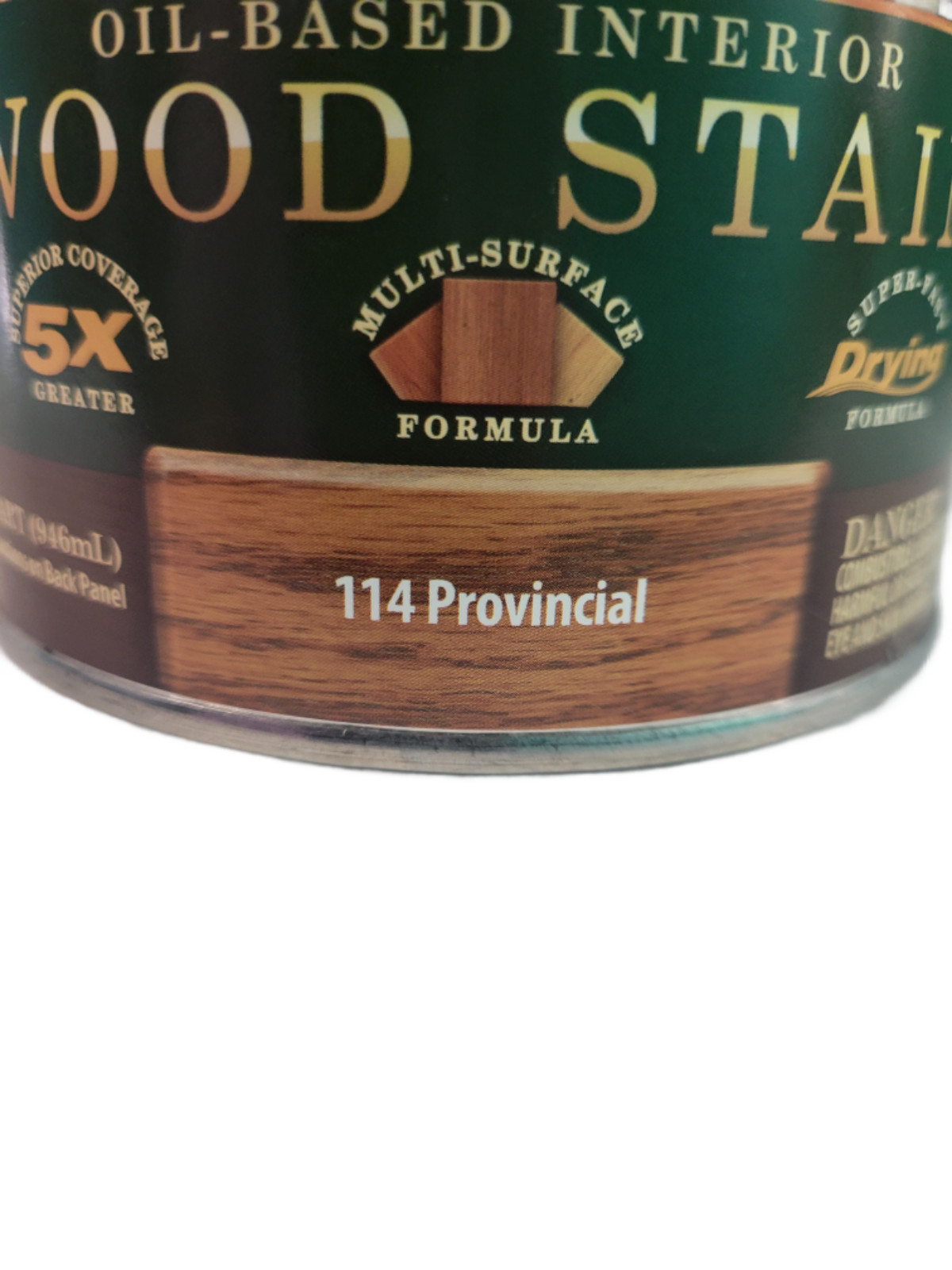 NOS 1-quart ZAR Interior wood Stain 114 PROVINCIAL oil based DISCONTINUED HTF