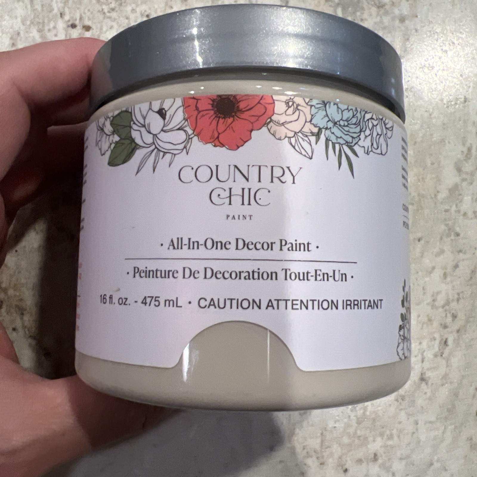 Durable Eco-Friendly Chalk Paint with Built-In Primer, 16 oz – Soiree Color