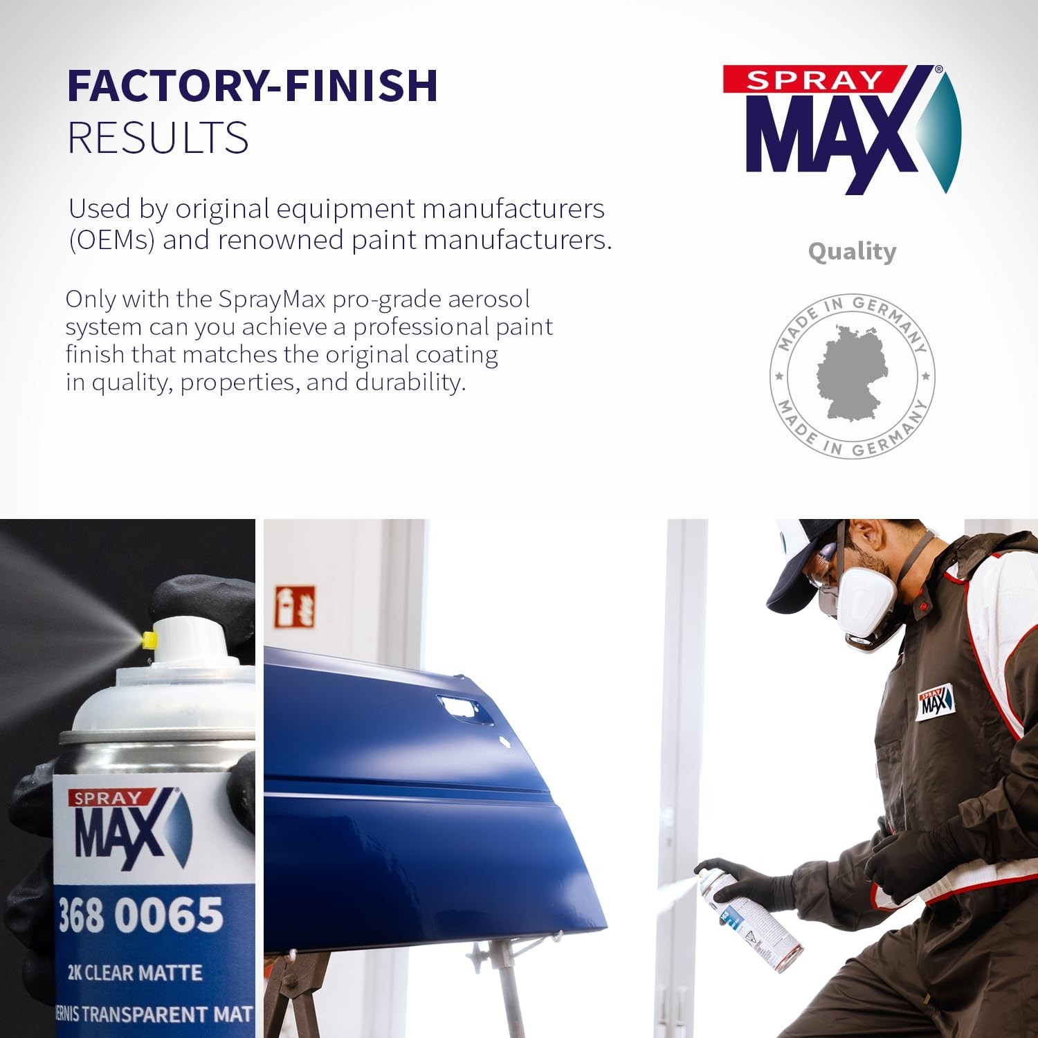 SprayMax 2K Matte Clear Coat | 2K Automotive Matte Clear Coat Spray Paint for…