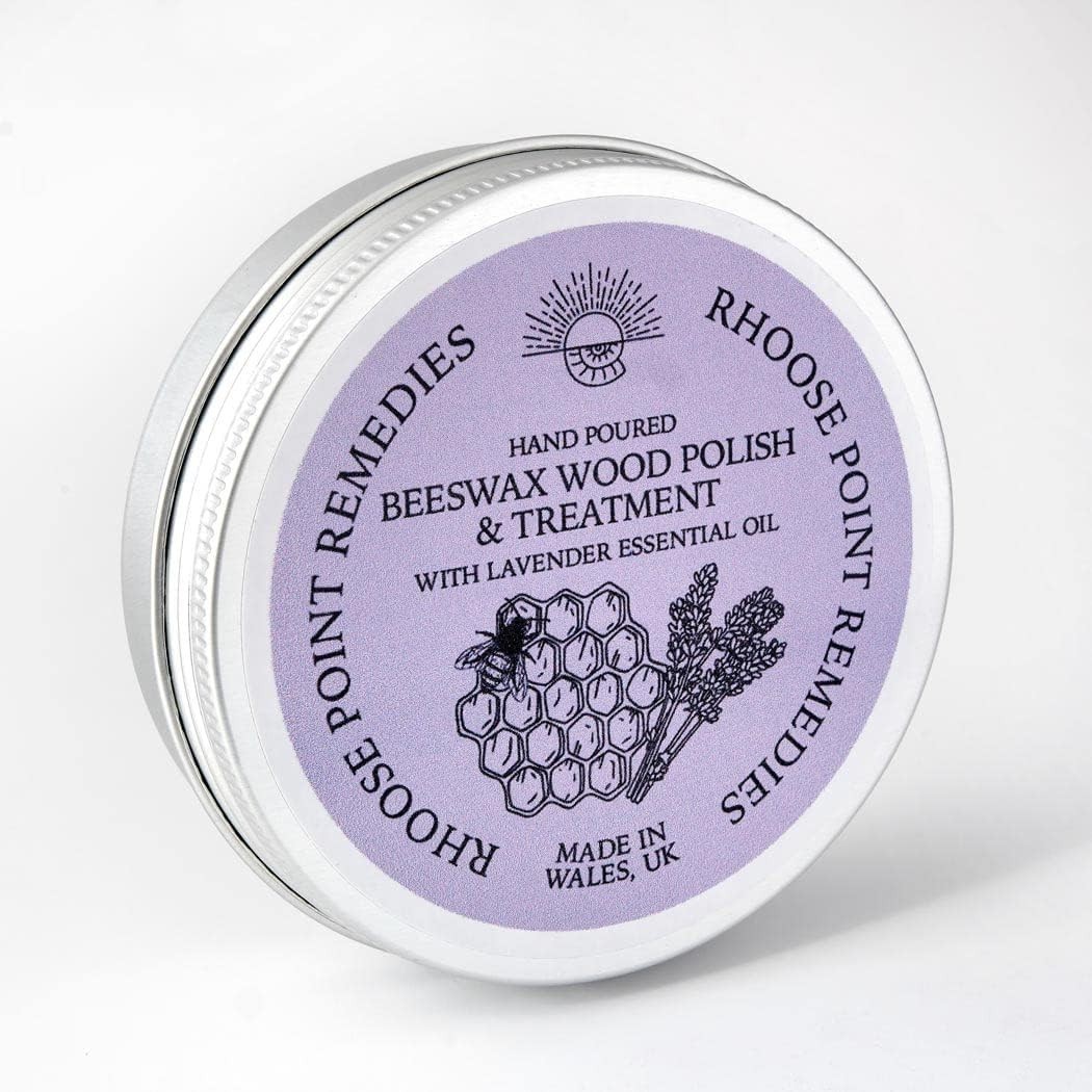 Eco-Friendly Lavender Beeswax Polish 3.4 Fl Oz – Protect & Enhance Wood Surfaces