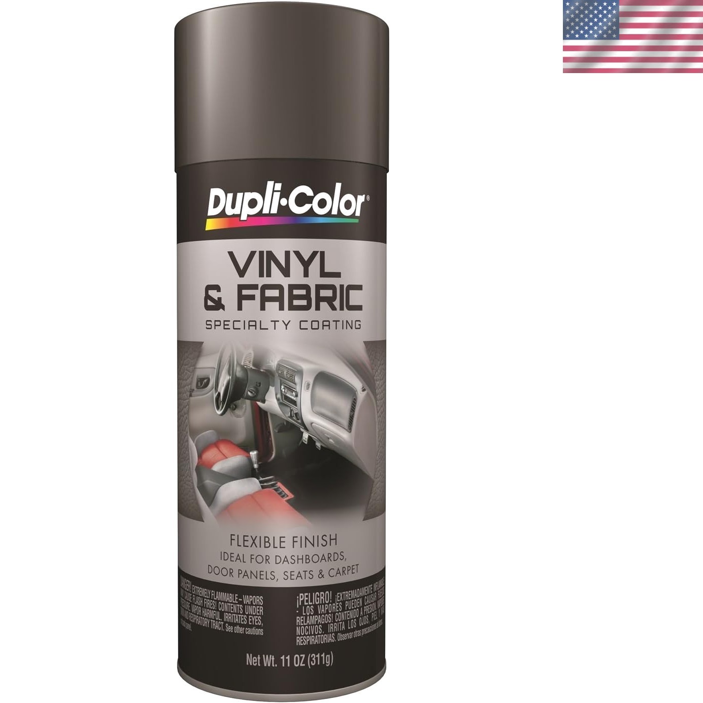 Charcoal Gray High Performance Vinyl and Fabric Spray – 11 oz. 2 Pack