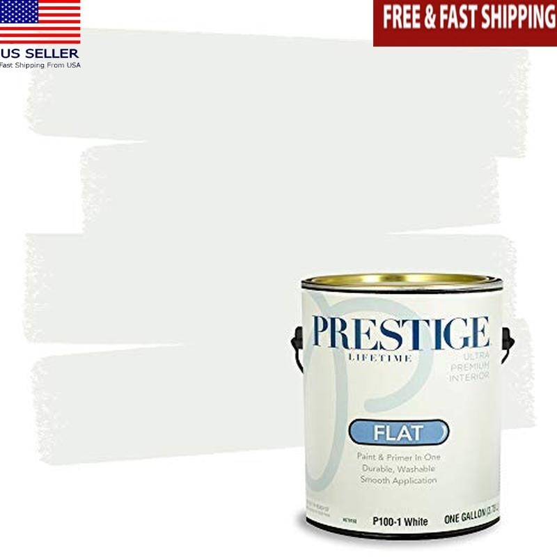 Ultra Premium Interior Paint & Primer One Coat Washable Low VOC 1 Gal Durable US