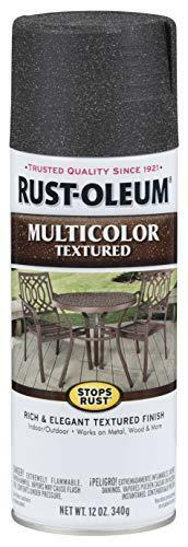 Rust-Oleum 223525 Stops Rust Multi-Color Textured Spray Paint, 12 Ounce (Pack of