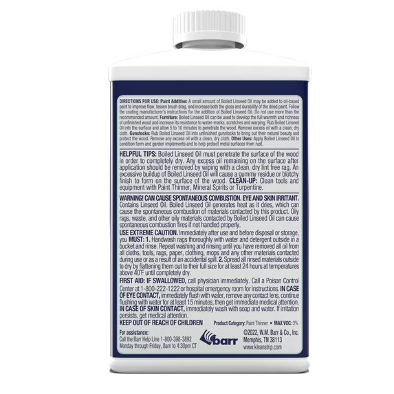 ( 2 PACK ) Klean Strip Boiled Linseed Oil Qt.
